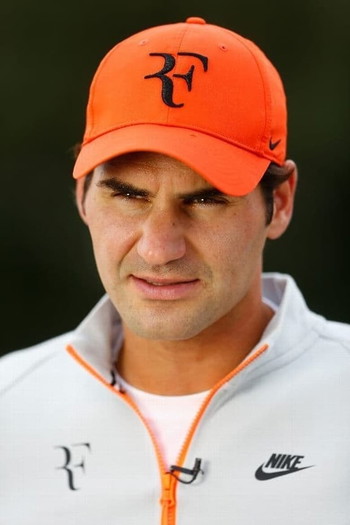 Photo of actor Roger Federer